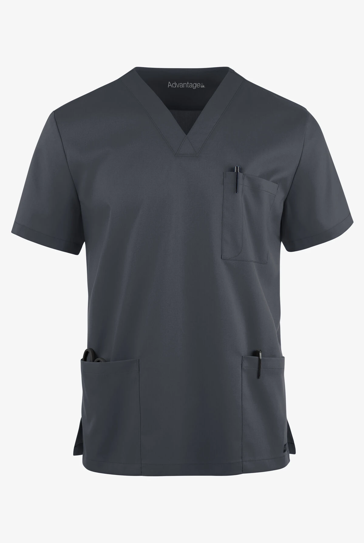 UA Advantage STRETCH Men's 6-Pocket V-Neck Scrub Top 3 UA Advantage STRETCH Men's 6-Pocket V-Neck Scrub Top