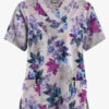 Butter-Soft Originals Autumn Park Silver Women's 2-Pocket Classic Fit V-Neck Printed Scrub Top 1 Butter-Soft Originals Autumn Park Silver Women's 2-Pocket Classic Fit V-Neck Printed Scrub Top -Fashion Clothing BSN1162APSL 1