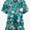 Butter-Soft Originals Beach Day Caribbean Blue Women's 2-Pocket Classic Fit V-Neck Printed Scrub Top 2 Butter-Soft Originals Beach Day Caribbean Blue Women's 2-Pocket Classic Fit V-Neck Printed Scrub Top -Fashion Clothing BSN1162BDCB 1