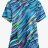 Butter-Soft Originals Color Waves Navy Women's 2-Pocket Classic Fit V-Neck Printed Scrub Top 1 Butter-Soft Originals Color Waves Navy Women's 2-Pocket Classic Fit V-Neck Printed Scrub Top -Fashion Clothing BSN1162CWNV 1