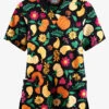 Butter-Soft Originals Fall Harvest Black Printed Women's 2-Pocket Classic Fit V-Neck Scrub Top 1 Butter-Soft Originals Fall Harvest Black Printed Women's 2-Pocket Classic Fit V-Neck Scrub Top -Fashion Clothing BSN1162FABL 1