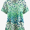 Butter-Soft Originals Garden Butterflies Teal Women's 2-Pocket Classic Fit V-Neck Printed Scrub Top 1 Butter-Soft Originals Garden Butterflies Teal Women's 2-Pocket Classic Fit V-Neck Printed Scrub Top -Fashion Clothing BSN1162GBTL 1