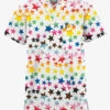 Butter-Soft Originals Happy Stars Unisex 2-Pocket V-Neck Printed Scrub Top 1 Butter-Soft Originals Happy Stars Unisex 2-Pocket V-Neck Printed Scrub Top -Fashion Clothing BSN1171HYS 100423 1