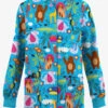 Butter-Soft Originals Jungle Party Turquoise Women's 3-Pocket Warm-Up Printed Scrub Jacket 1 Butter-Soft Originals Jungle Party Turquoise Women's 3-Pocket Warm-Up Printed Scrub Jacket -Fashion Clothing BSN1182JPTQ 092623 1