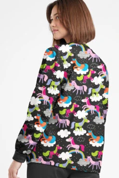 Butter-Soft Originals On The Clouds Women's 3-Pocket Warm-Up Printed Scrub Jacket 7 Butter-Soft Originals On The Clouds Women's 3-Pocket Warm-Up Printed Scrub Jacket -Fashion Clothing BSN1182TCBL 092623 3