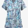 Butter-Soft Originals Floral Batik Morning Dew Women's 6-Pocket Scallop Neck Printed Scrub Top 1 Butter-Soft Originals Floral Batik Morning Dew Women's 6-Pocket Scallop Neck Printed Scrub Top -Fashion Clothing BSN1194FBMD 092523 1