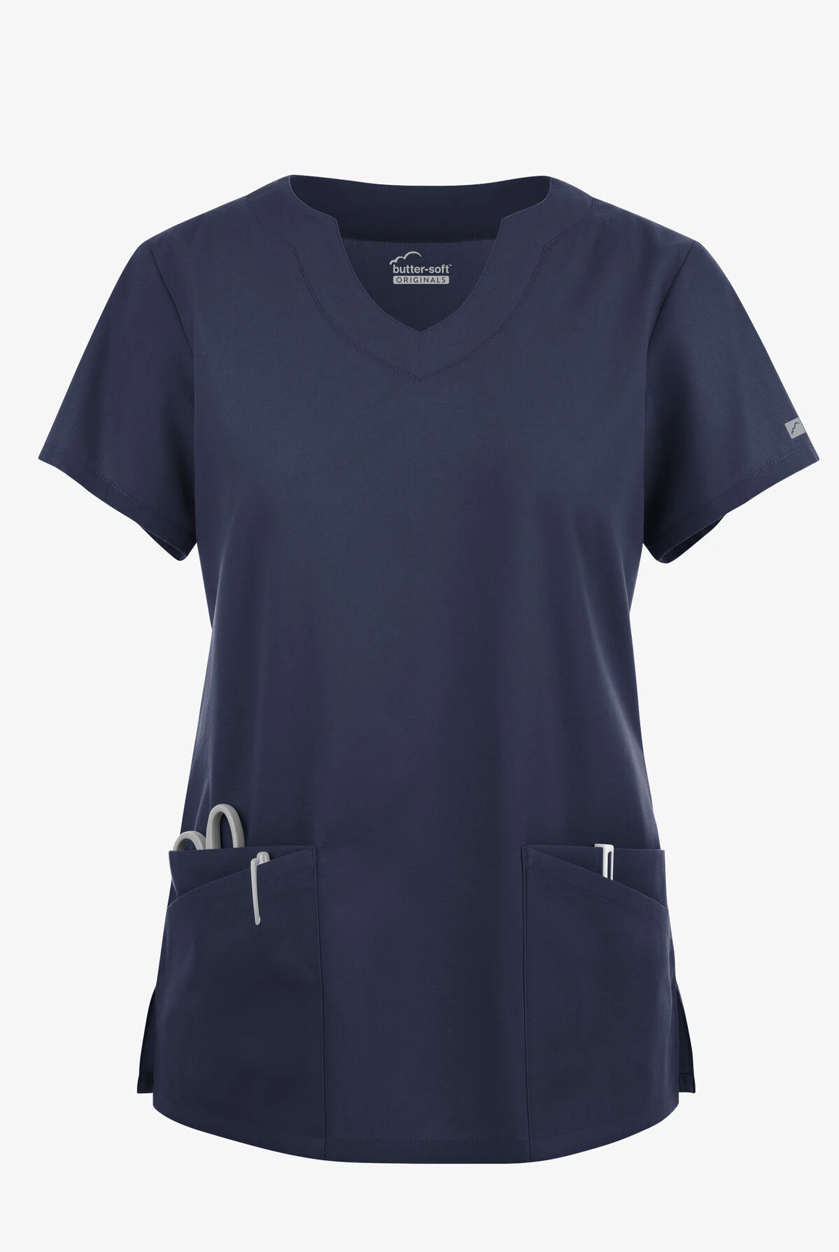 Butter-Soft Originals Women's 6-Pocket Scallop Neck Scrub Top 3 Butter-Soft Originals Women's 6-Pocket Scallop Neck Scrub Top