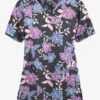 Butter-Soft Originals Spring Gardenia Women's 3-Pocket Mock Wrap Raglan Sleeve Printed Scrub Top 2 Butter-Soft Originals Spring Gardenia Women's 3-Pocket Mock Wrap Raglan Sleeve Printed Scrub Top -Fashion Clothing BSN1266SGPW 1