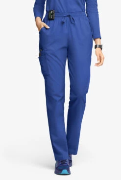 Butter-Soft Originals Women's 8-Pocket Natural Waist Straight Leg Cargo Scrub Pants