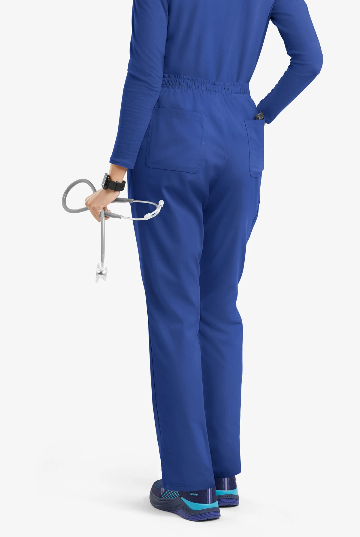 Butter-Soft Originals Women's 8-Pocket Natural Waist Straight Leg Cargo Scrub Pants 5 Butter-Soft Originals Women's 8-Pocket Natural Waist Straight Leg Cargo Scrub Pants - Image 3