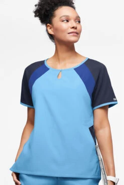 Butter-Soft Originals Women's 3-Pocket Keyhole Neck Tri-Colorblock Scrub Top 8 Butter-Soft Originals Women's 3-Pocket Keyhole Neck Tri-Colorblock Scrub Top -Fashion Clothing BSN1525C 102523 BONAG 3 S