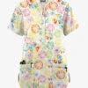 Butter-Soft Originals Citrus Slice Women's 6-Pocket Mandarin Collar Printed Scrub Top 1 Butter-Soft Originals Citrus Slice Women's 6-Pocket Mandarin Collar Printed Scrub Top -Fashion Clothing BSN1578CSWT 1
