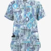 Butter-Soft Originals Floral Batik Morning Dew Women's 6-Pocket Mandarin Collar Printed Scrub Top 2 Butter-Soft Originals Floral Batik Morning Dew Women's 6-Pocket Mandarin Collar Printed Scrub Top -Fashion Clothing BSN1578FBMD 092223 1