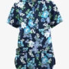 Butter-Soft Originals Florentine Floral Navy Women's 6-Pocket Mandarin Collar Printed Scrub Top 1 Butter-Soft Originals Florentine Floral Navy Women's 6-Pocket Mandarin Collar Printed Scrub Top -Fashion Clothing BSN1578FFNV 092223 1