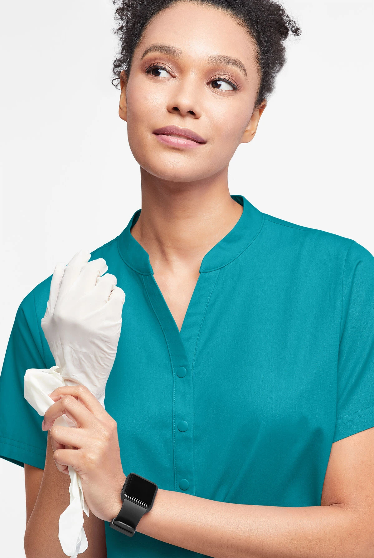 Butter-Soft Originals Women's 6-Pocket Mandarin Collar Scrub Top 6 Butter-Soft Originals Women's 6-Pocket Mandarin Collar Scrub Top - Image 4