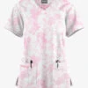Butter-Soft Originals Etched Roses Blush Women's 3-Pocket Criss Cross Printed Scrub Top 2 Butter-Soft Originals Etched Roses Blush Women's 3-Pocket Criss Cross Printed Scrub Top -Fashion Clothing BSN1626EDBS 012323 1