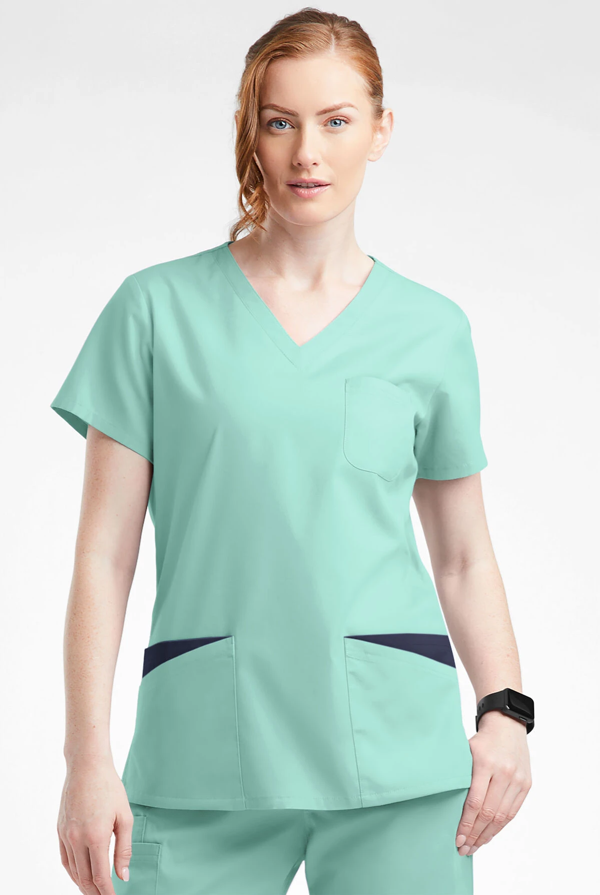 Butter-Soft Originals Women's 7-Pocket Rounded V-Neck Scrub Top 4 Butter-Soft Originals Women's 7-Pocket Rounded V-Neck Scrub Top - Image 2