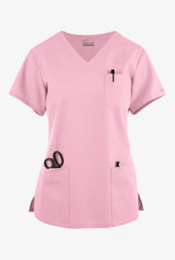 Butter-Soft Originals Women's 7-Pocket Curved V-Neck Scrub Top