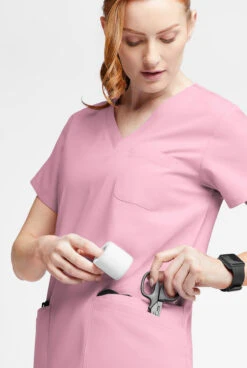 Butter-Soft Originals Women's 7-Pocket Curved V-Neck Scrub Top 9 Butter-Soft Originals Women's 7-Pocket Curved V-Neck Scrub Top -Fashion Clothing BSN1638 102523 BLUSH 4 HV