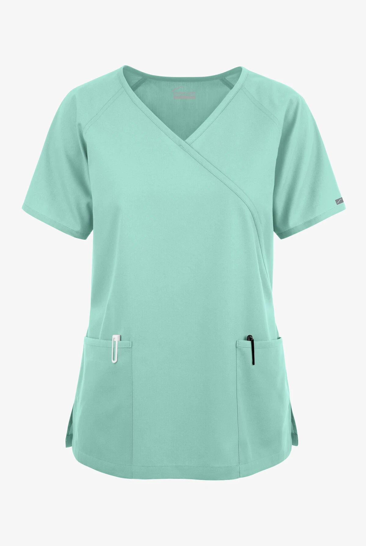 Butter-Soft Originals Women's 3-Pocket Mock Wrap Scrub Top 3 Butter-Soft Originals Women's 3-Pocket Mock Wrap Scrub Top