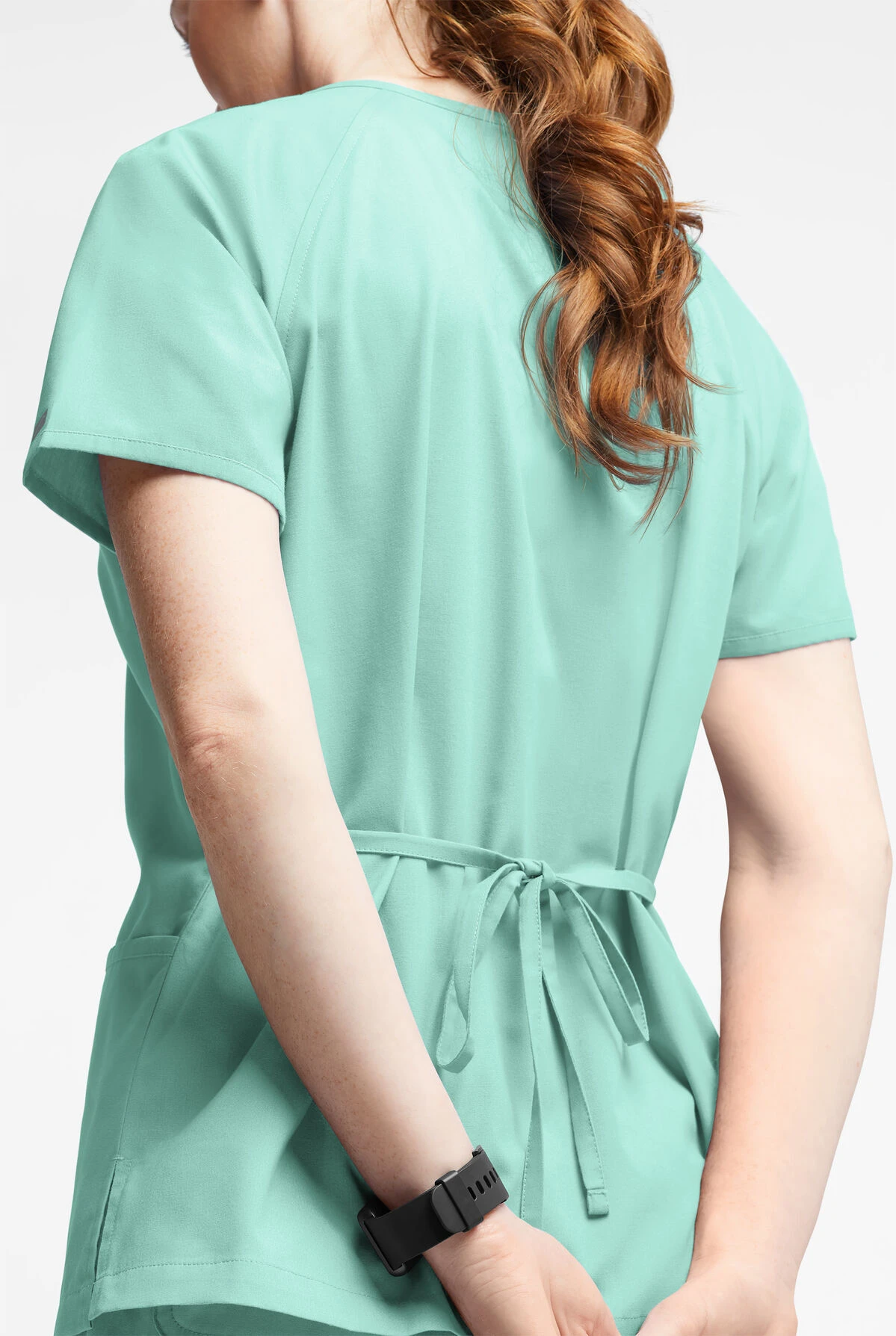 Butter-Soft Originals Women's 3-Pocket Mock Wrap Scrub Top 5 Butter-Soft Originals Women's 3-Pocket Mock Wrap Scrub Top - Image 3