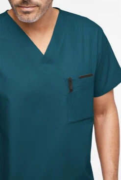 Butter-Soft Originals Men's 3-Pocket V-Neck Scrub Top 8 Butter-Soft Originals Men's 3-Pocket V-Neck Scrub Top -Fashion Clothing BSN1716 CARIB 3