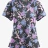 Butter-Soft Originals Spring Gardenia Pewter Women's 4-Pocket Rounded V-Neck Printed Scrub Top 1 Butter-Soft Originals Spring Gardenia Pewter Women's 4-Pocket Rounded V-Neck Printed Scrub Top -Fashion Clothing BSN2697SGPW 1