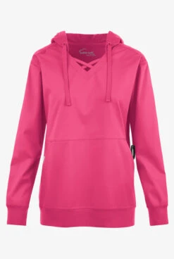 UA Butter-soft STRETCH Women's 4-Pocket Pullover Scrub Hoodie