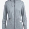 UA Butter-Soft STRETCH Women's 3-Pocket Zip-Front With Cozy Knit Hood And Trim Scrub Jacket 1 UA Butter-Soft STRETCH Women's 3-Pocket Zip-Front With Cozy Knit Hood And Trim Scrub Jacket -Fashion Clothing BSS512 SILVE 1