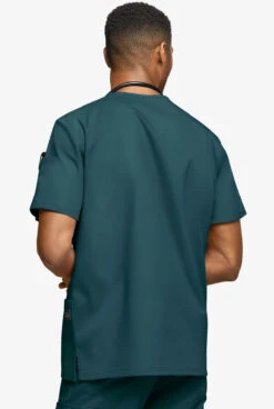 UA Butter-Soft STRETCH Men's 6-Pocket V-Neck Scrub Top 9 UA Butter-Soft STRETCH Men's 6-Pocket V-Neck Scrub Top -Fashion Clothing BSS545 CARIB 4