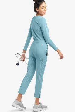 UA Butter-Soft STRETCH Women's 6-Pocket Pin-Tuck Crop Slim With Sport Trim Detail Scrub Pants 13 UA Butter-Soft STRETCH Women's 6-Pocket Pin-Tuck Crop Slim With Sport Trim Detail Scrub Pants -Fashion Clothing BSS573 DEDSM 4