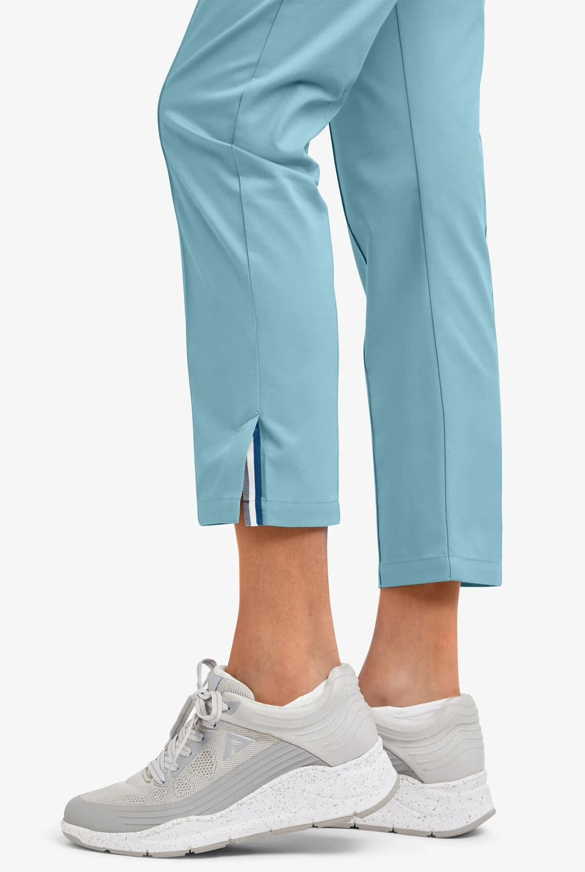 UA Butter-Soft STRETCH Women's 6-Pocket Pin-Tuck Crop Slim With Sport Trim Detail Scrub Pants 8 UA Butter-Soft STRETCH Women's 6-Pocket Pin-Tuck Crop Slim With Sport Trim Detail Scrub Pants - Image 6