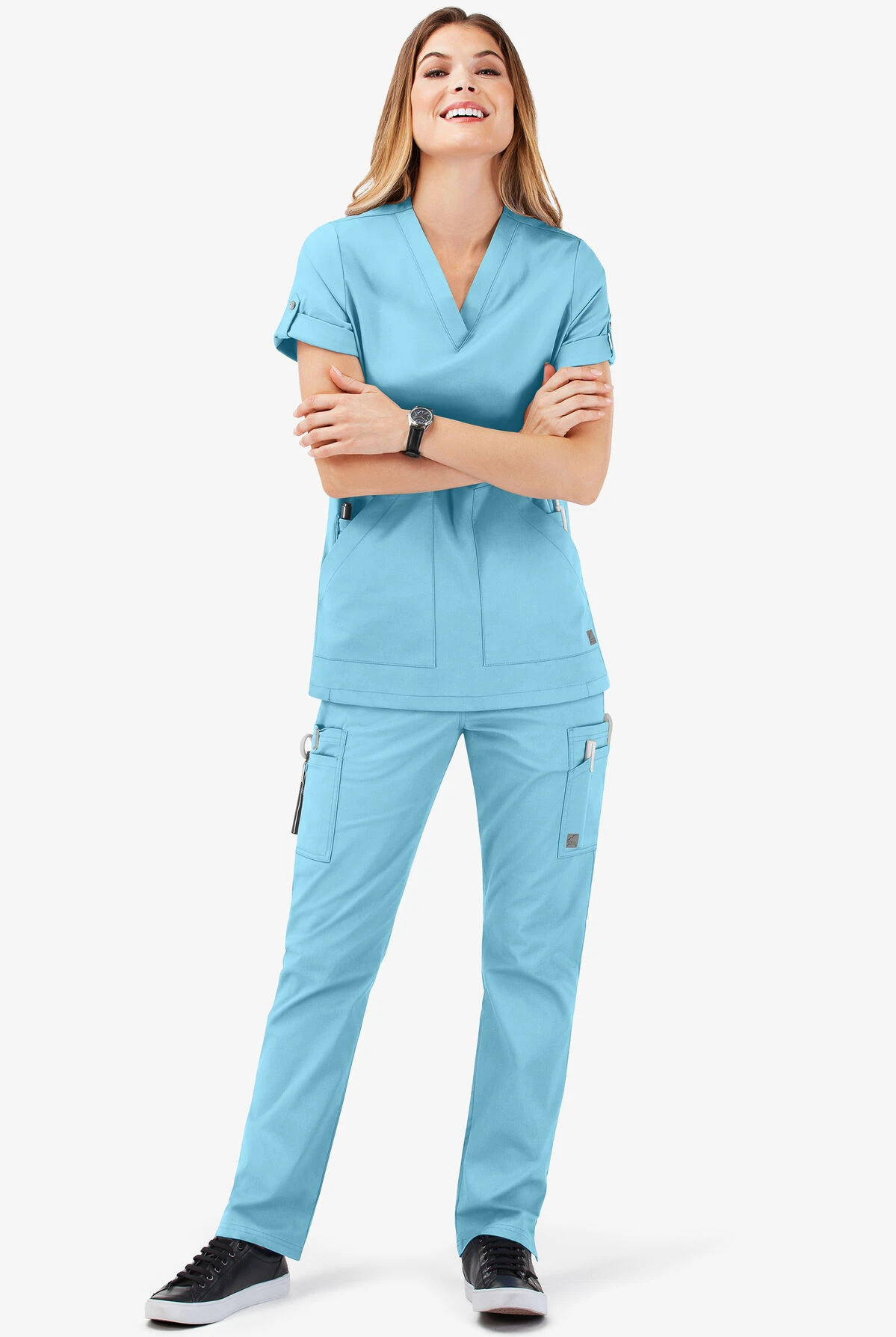 UA Butter-Soft STRETCH Women's 11-Pocket Drawstring Scrub Pants 4 UA Butter-Soft STRETCH Women's 11-Pocket Drawstring Scrub Pants - Image 2