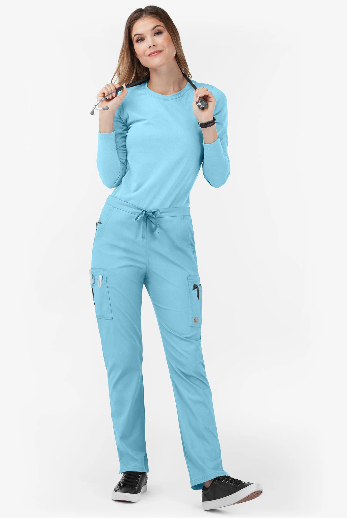 UA Butter-Soft STRETCH Women's 11-Pocket Drawstring Scrub Pants 7 UA Butter-Soft STRETCH Women's 11-Pocket Drawstring Scrub Pants - Image 5