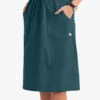 UA Butter-Soft STRETCH Women's 2-Pocket Drawstring Scrub Skirt -Fashion Clothing BSS923 CARIB 1 S