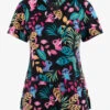 Cherokee Tooniforms Disney's Angel And Stitch Women's 3-Pocket STRETCH V-Neck Print Scrub Top -Fashion Clothing CK733LHGS 1