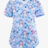 Cherokee Tooniforms Pawsitively Radiant The Aristocats Women's 2-Pocket STRETCH V-Neck Print Scrub Top -Fashion Clothing CK737ACAW 100423 1