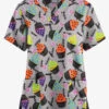 Butter-Soft Originals Halloween Treats Silver Women's 2-Pocket Classic Fit V-Neck Printed Scrub Top 2 Butter-Soft Originals Halloween Treats Silver Women's 2-Pocket Classic Fit V-Neck Printed Scrub Top -Fashion Clothing H1162HTSL 092823 1