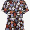 Butter-Soft Originals Trick Or Treat Black Printed Women's 2-Pocket Classic Fit V-Neck Scrub Top 2 Butter-Soft Originals Trick Or Treat Black Printed Women's 2-Pocket Classic Fit V-Neck Scrub Top -Fashion Clothing H1162TOTB 092823 1
