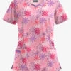 Butter-Soft Frozen Night Blush Women's 3-Pocket Criss Cross Print Scrub Top 1 Butter-Soft Frozen Night Blush Women's 3-Pocket Criss Cross Print Scrub Top -Fashion Clothing H626FNBS 1