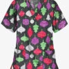 Butter-Soft Festive Ornaments Women's 2-Pocket Relaxed Fit V-Neck Print Scrub Top 2 Butter-Soft Festive Ornaments Women's 2-Pocket Relaxed Fit V-Neck Print Scrub Top -Fashion Clothing H62FOBL 1
