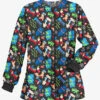 Butter-Soft Happy Dogs Women's 2-Pocket Warm-Up Print Scrub Jacket 1 Butter-Soft Happy Dogs Women's 2-Pocket Warm-Up Print Scrub Jacket -Fashion Clothing H82HDBL 1
