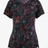 Heartsoul Celestial Rainbow Floral Women's 2-Pocket STRETCH V-Neck Print Scrub Top 1 Heartsoul Celestial Rainbow Floral Women's 2-Pocket STRETCH V-Neck Print Scrub Top -Fashion Clothing HL878CLRW 1