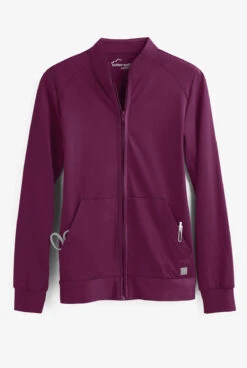 UA Butter-Soft STRETCH Women's 2-Pocket Technical Knit Zip Front Scrub Jacket