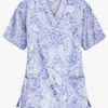 UA Best Buy Enchanting Paisley Ceil Women's 3-Pocket V-Neck Print Scrub Top 1 UA Best Buy Enchanting Paisley Ceil Women's 3-Pocket V-Neck Print Scrub Top -Fashion Clothing PC61EPN 1