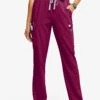ReSurge Topaz Women's 11-Pocket Drawstring Scrub Pants 2 ReSurge Topaz Women's 11-Pocket Drawstring Scrub Pants -Fashion Clothing RE5514 092023 WINE 1 S