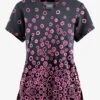 Butter-Soft Originals Jakarta Border Pewter Women's 2-Pocket Scallop Neck Printed Scrub Top 2 Butter-Soft Originals Jakarta Border Pewter Women's 2-Pocket Scallop Neck Printed Scrub Top -Fashion Clothing TS1197JAPW 100423 1