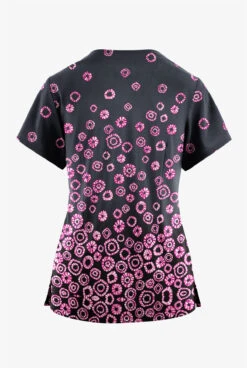 Butter-Soft Originals Jakarta Border Pewter Women's 2-Pocket Scallop Neck Printed Scrub Top 5 Butter-Soft Originals Jakarta Border Pewter Women's 2-Pocket Scallop Neck Printed Scrub Top -Fashion Clothing TS1197JAPW 100423 2