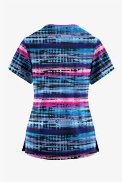 Butter-Soft Originals Rio Stripe Women's 2-Pocket Scallop Neck Printed Scrub Top 5 Butter-Soft Originals Rio Stripe Women's 2-Pocket Scallop Neck Printed Scrub Top -Fashion Clothing TS1197RSBL 100423 2