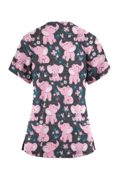 Butter-Soft Originals Playground Day Pewter Women's 3-Pocket Criss Cross Printed Scrub Top 5 Butter-Soft Originals Playground Day Pewter Women's 3-Pocket Criss Cross Printed Scrub Top -Fashion Clothing TS1626PDPW 092123 2